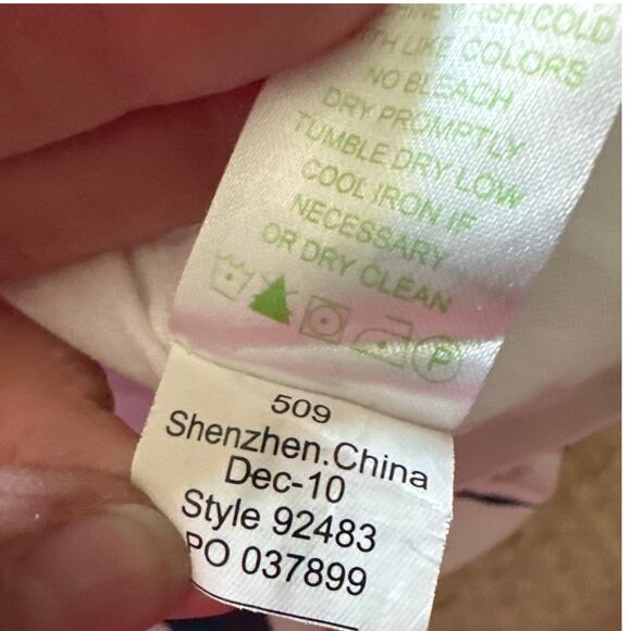 Lilly Pulitzer Originals White Tag Dress Size 2 Navy Daisy Floral Sleeveless - Picture 7 of 7